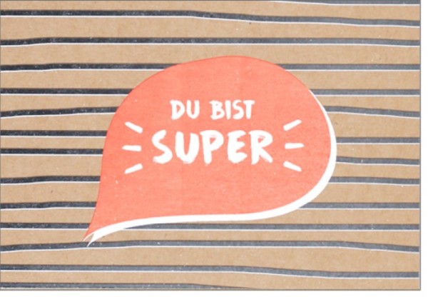 Umschlagk. pp Du bist super