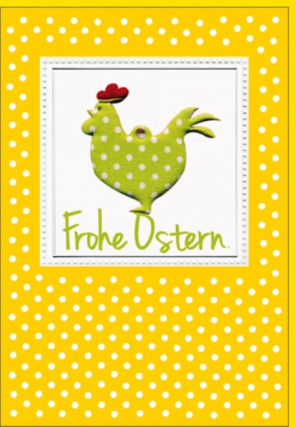 Umschlagk. Frohe Ostern/Henne