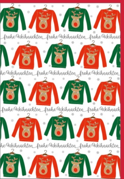 Umschlagk. Weihnachts-Pullover