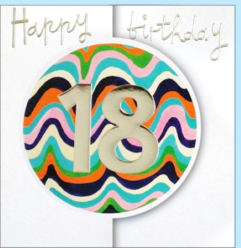 Umschlagk. Happy Birthday 18