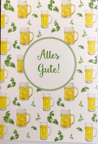 Umschlagk. Bierkarte