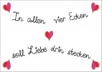 Postk. In allen vier Ecken.. Postk. In allen vier Ecken..