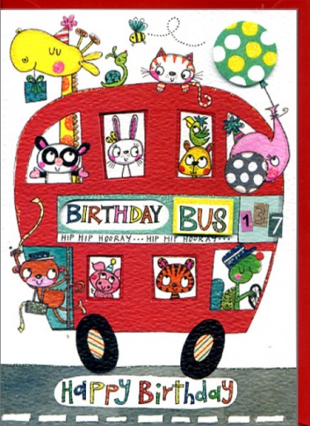 Umschlagk. Brthday Bus