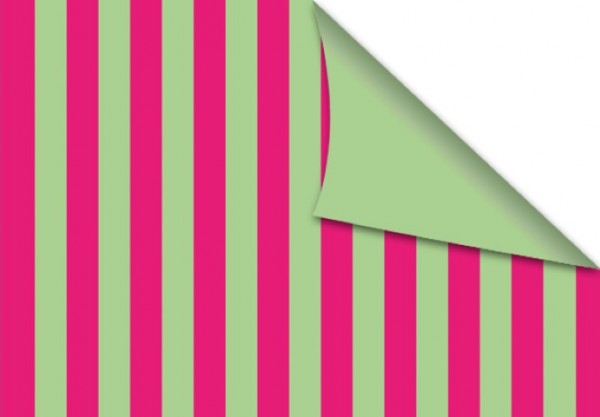 Pink Green Stripes 50x70