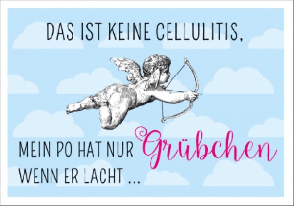 Postk. Vintage Grübchen
