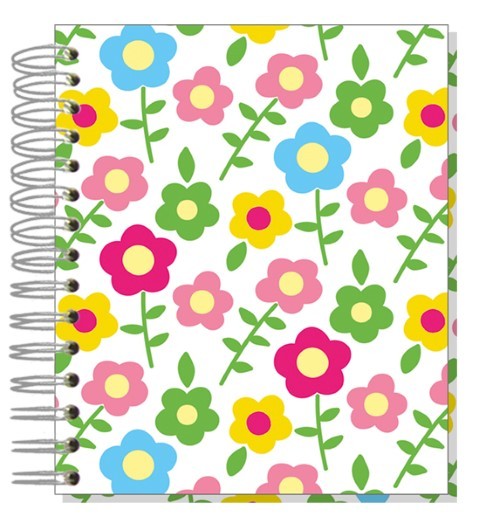 Buch 12x15 Blümchen