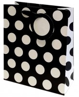 Schwarze Punkte Bag Medium Schwarze Punkte Bag Medium