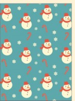 Minik. Vintage Schneemänner Minik. Vintage Schneemänner