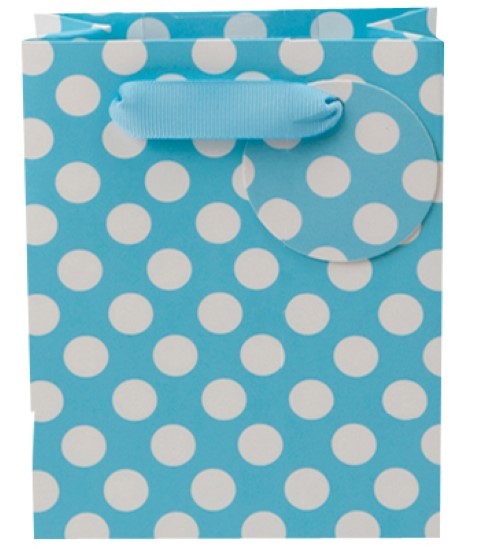 Blue Spots Bag mini