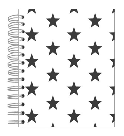 Buch 12x15 Black Stars