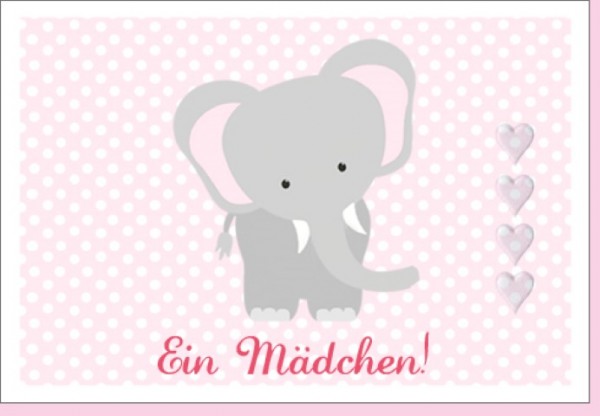 Umschlagk. Elefant - Ein Mädchen