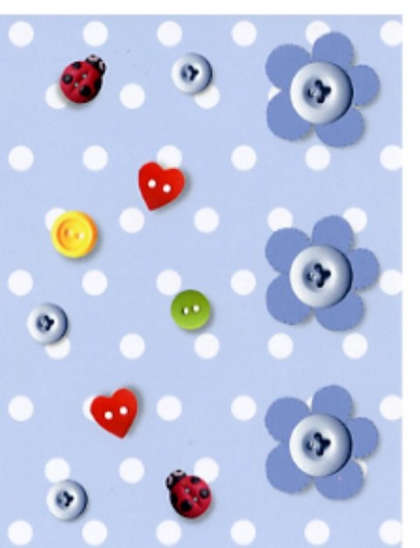 Minik. Blue Buttons