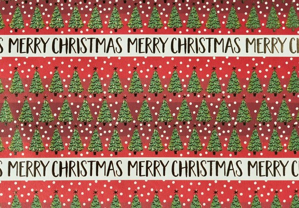 Geschenkpapier Kleine Weihnachtsbäume