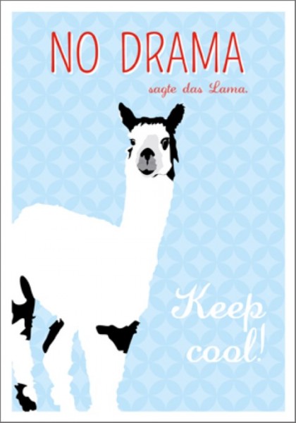 Postk. No Drama