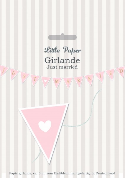 Girlanden Just Married