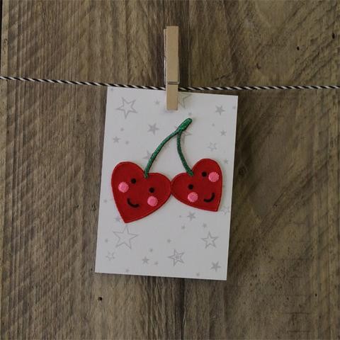 Aufnäher Kirschen