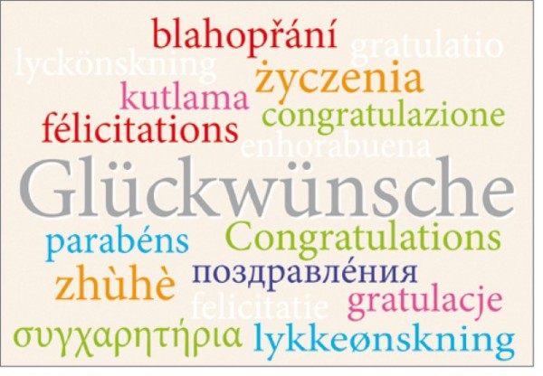 Umschlagk. Glückwünsche