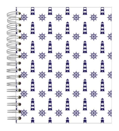 Buch A5 Leuchtturm & Steuerrad