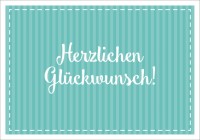 Postk. LQ Herzlichen Glückwunsch Postk. LQ Herzlichen Glückwunsch