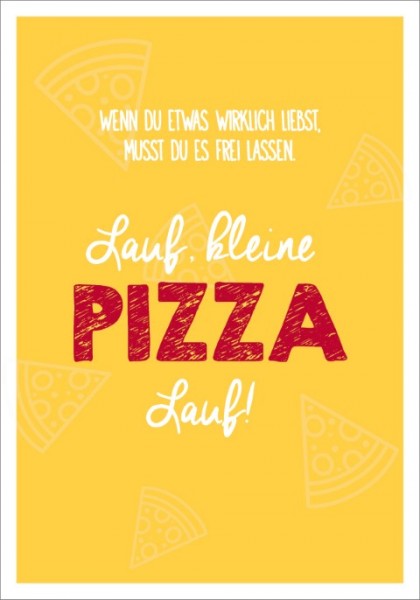 Postk. LQ Lauf, kleine Pizza