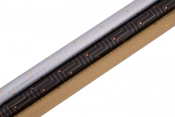 Rollen Stern Must.Gold/Karton