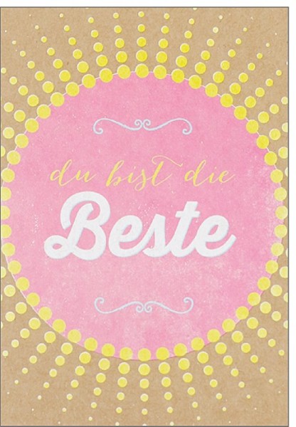 Umschlagk. pp die Beste