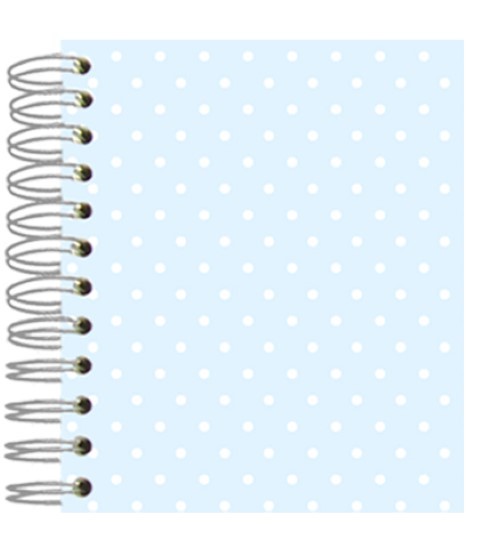 Buch 12x15 Blue Dots