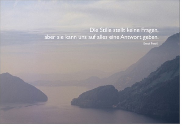 Umschlagk. Trauer Die Stille...