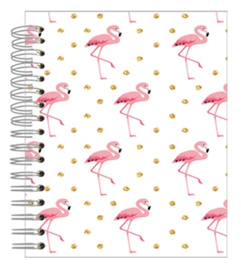 Buch A5 Sparkling Flamingo