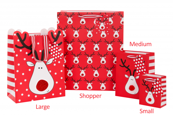 Reindeer Selfie Bag 18 small