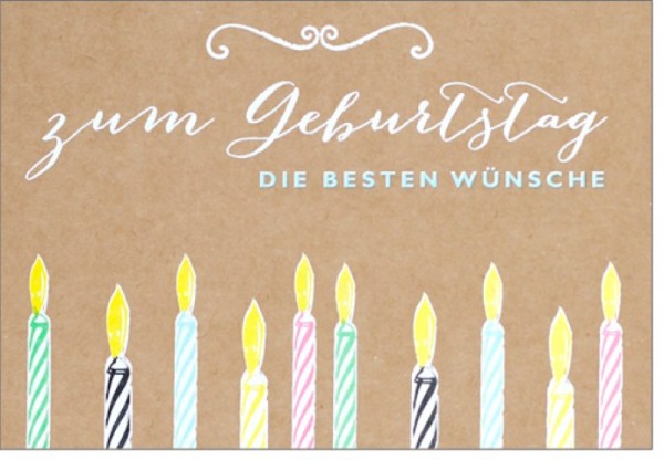 Umschlagk. pp Wünsch dir was Geburtstag