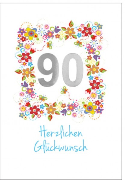 Umschlagk. 90 Herzlichen Glückwunsch