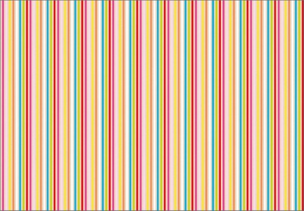 Streifen bunt 50x70