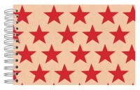 Fotoalbum 13x18 Sterne kraft rot Fotoalbum 13x18 Sterne kraft rot