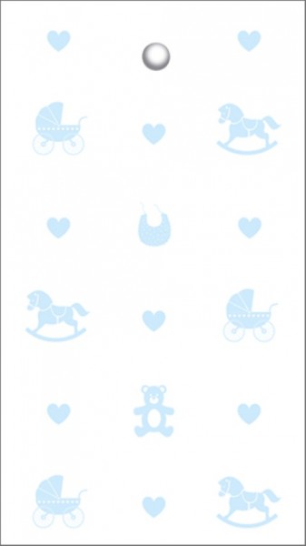 Tags Baby Icons hellblau