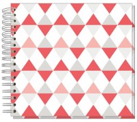 Fotoalbum 24x24 Dreiecke Pastell Fotoalbum 24x24 Dreiecke Pastell
