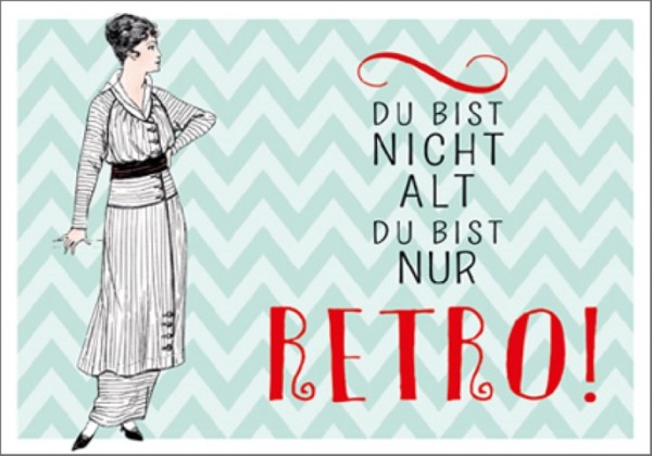 Postk. Vintage ...Retro