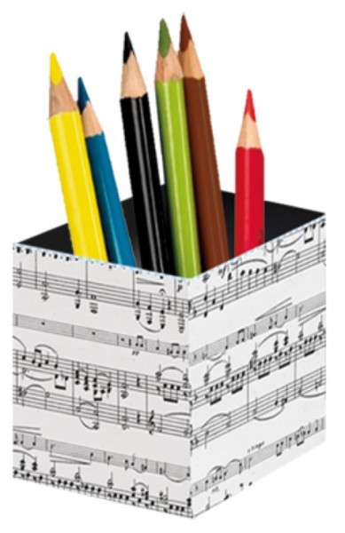 Stifteköcher Music Sheet grey