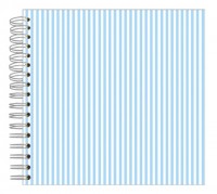 Fotoalbum 24x24 Streifen blau Fotoalbum 24x24 Streifen blau