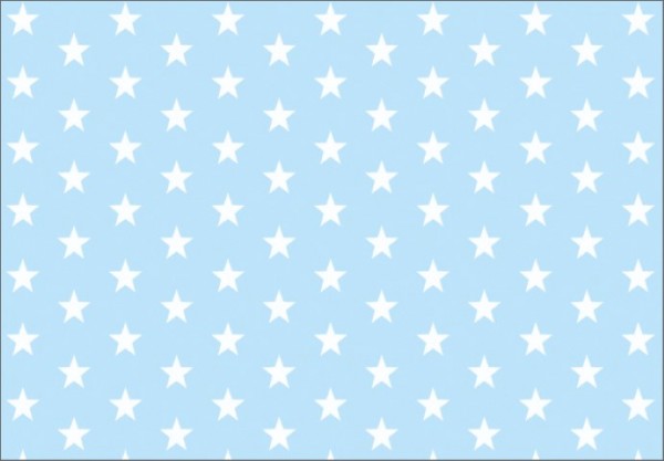 Lightblue Stars 50x70