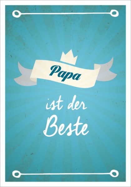 Postk. LQ Papa ist der Beste