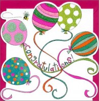 Umschlagk. Congratulations Balloons Umschlagk. Congratulations Balloons