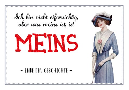 Postk. Vintage MEINS