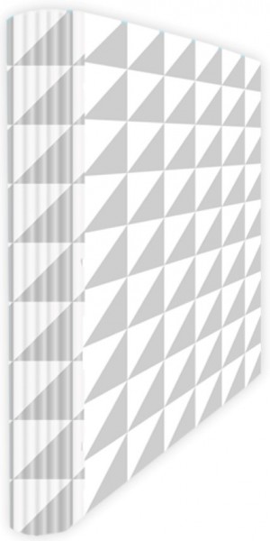 Ringmappe A4 Dreiecke Taupe