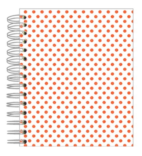 Buch A5 Neon Little Shabby Dots