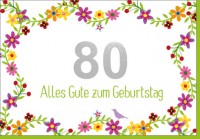 Umschlagk. 80 Herzlichen Glückwunsch Umschlagk. 80 Herzlichen Glückwunsch