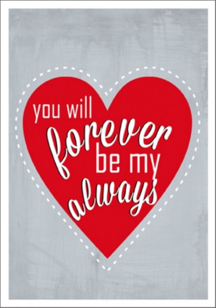 Postk. Forever always