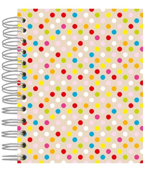 Buch 12x15 Neon Color Dots