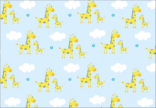Baby Giraffen 50x70
