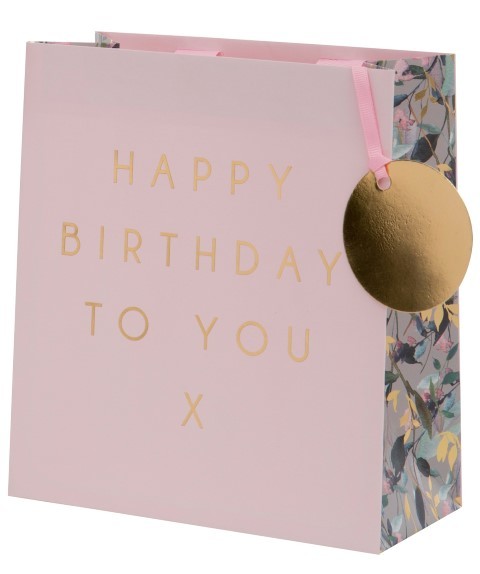 Happy Birth. Blumenzweige Bag medium
